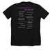 Ways to Go Hippo, a Solid Black Blend Premium Unisex Tee (back-view)