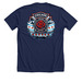 Cfd design&nbsp;, a Solid Navy Blend Premium Unisex Tee (back-view)