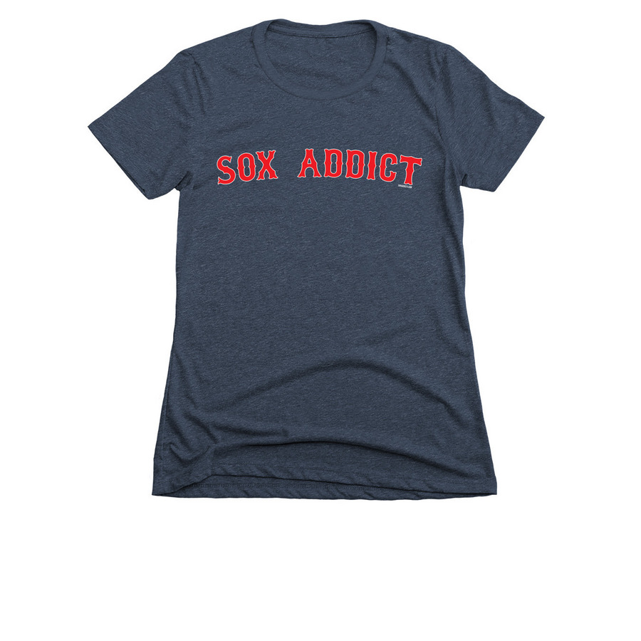 Sox Addict - Women's Tees & Tanks, a Midnight Navy Women's Slim Fit Tee