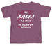 As It Is In Heaven, a Berry Comfort Colors Unisex Tee (back-view)