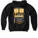 2025-2026 PIFC 2014B Black-BLACK SWEATSHIRT, a Black Softstyle Youth Pullover Hoodie (back-view)