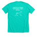 ALS Fundraiser&nbsp;, a Heather Sea Green Premium Unisex Tee (back-view)