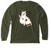 Spooky Crash, a Heather Military Green Premium Long Sleeve Tee