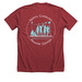 Red shirts & hoodies, a Heather Canvas Red Premium Unisex Tee (back-view)