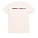 We Want More History!, a Heather Natural Premium Unisex Tee (back-view)