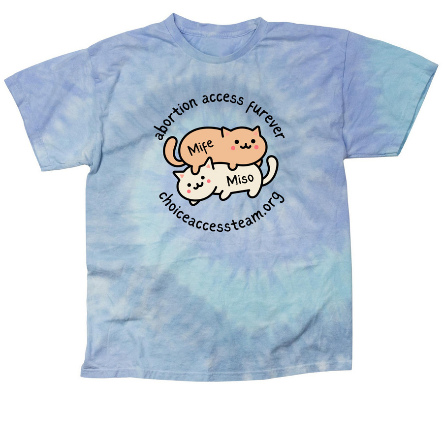 Mife and Miso, a Lagoon Classic Tie Dye Tee