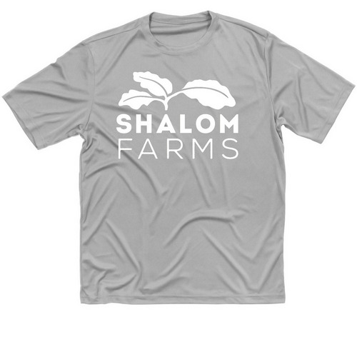 Shalom Farms - Activewear!, a Silver Classic Performance Tee