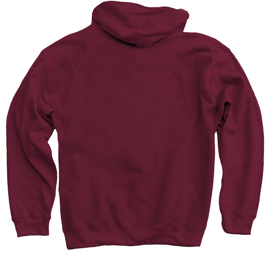 LAPPG Logo Shirts, a Maroon Pullover Hoodie (back-view)
