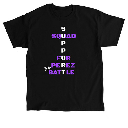 #We Stand with PEREZ, a Black Classic Unisex Tee