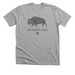 TCT Grey Geo Bison, a Athletic Heather Premium Unisex Tee
