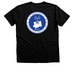 Forsyth County AuxComm-ARES, a Black Heather Premium Unisex Tee (back-view)