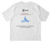 KISS MY ALS&nbsp;, a White Stanley/Stella Unisex Freestyler Heavyweight Tee (back-view)