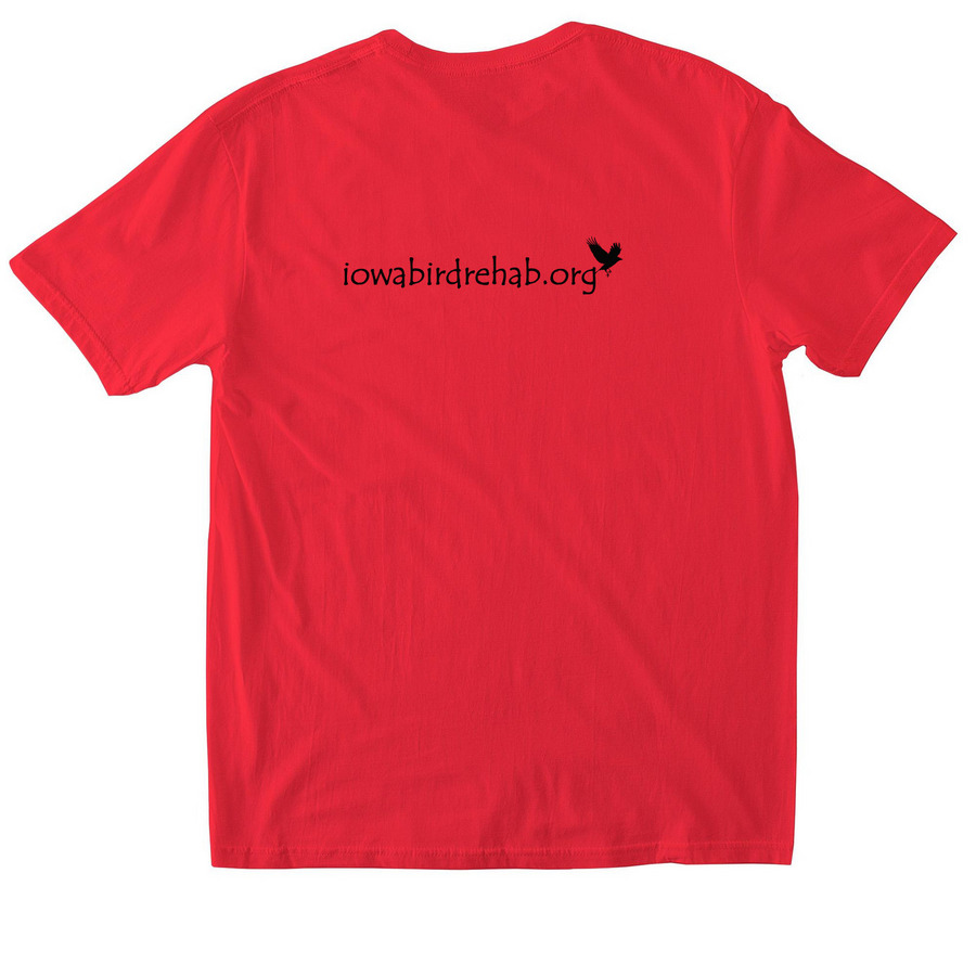 Baby Birds 2026, Seeds, a Red Softstyle Cotton Tee (back-view)