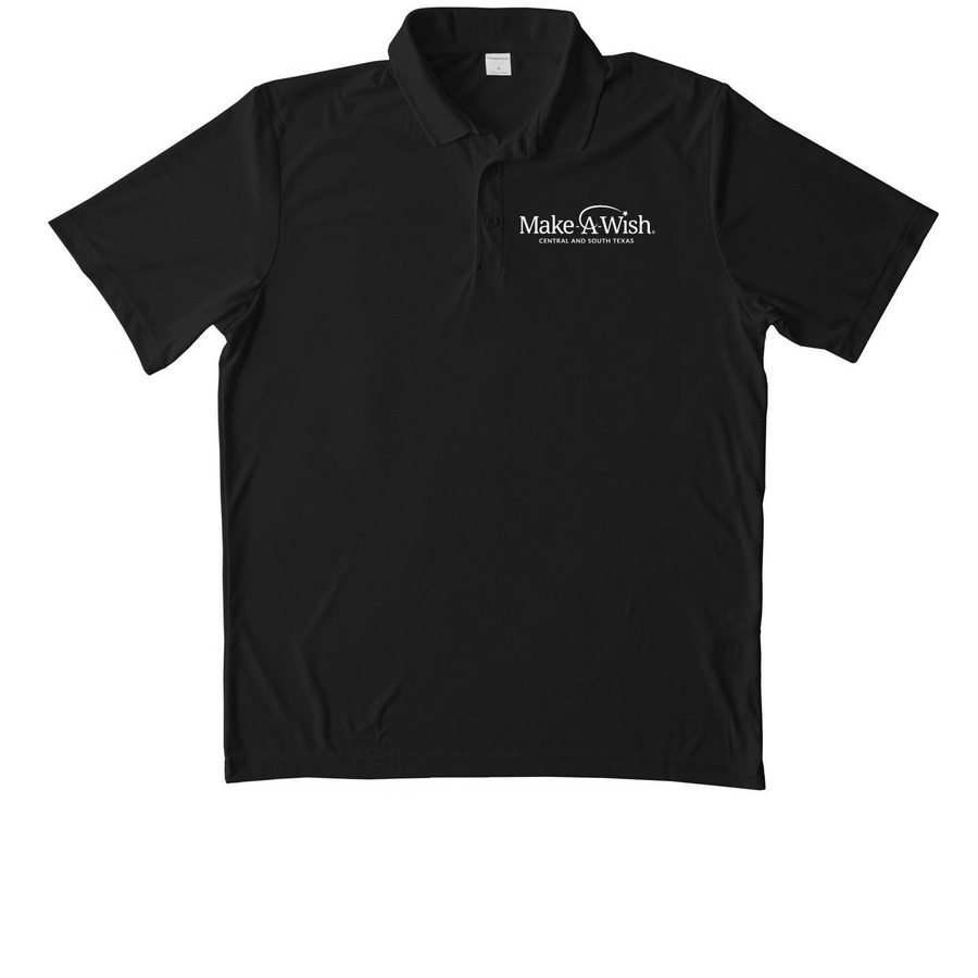 The Classic Collection, Polo, a Black Unisex Performance Polo