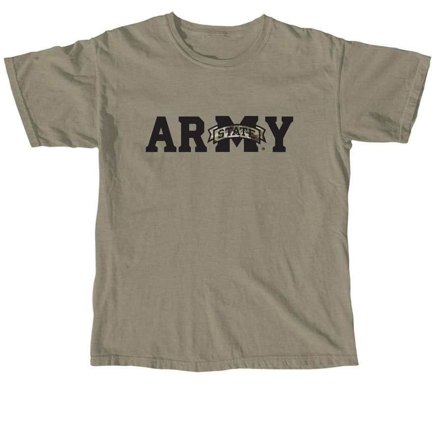 ARMY MS State - OCP&nbsp;, a Sandstone Comfort Colors Unisex Tee