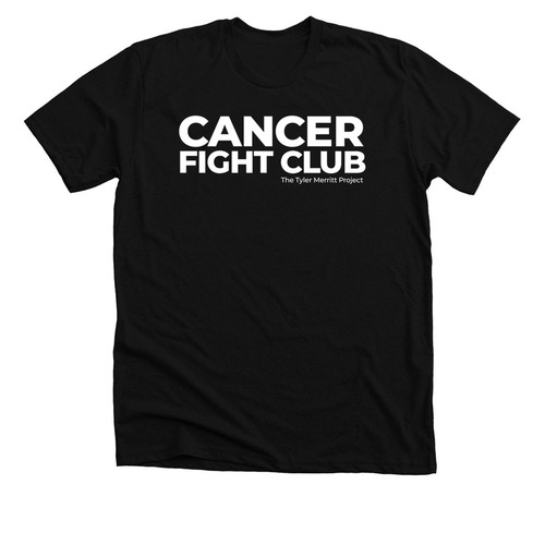 Cancer Fight Club, a Solid Black Blend Premium Unisex Tee