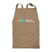 TFFJ Apron, a Khaki Recycled Bib Apron