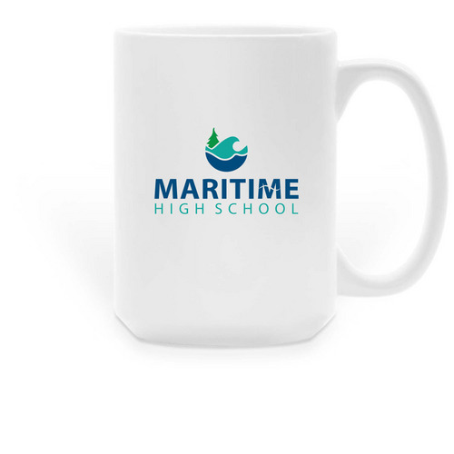 The Maritime MUG, a White Large Coffee Mug