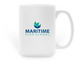 The Maritime MUG, a White Large Coffee Mug