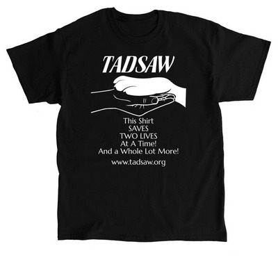 This shirt saves Two Lives at a time!, a Black Classic Unisex Tee