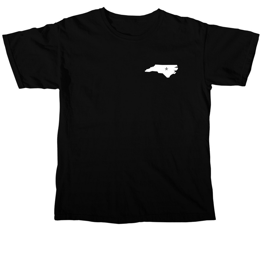 OpRaleigh on black, a Black Comfort Colors Unisex Tee