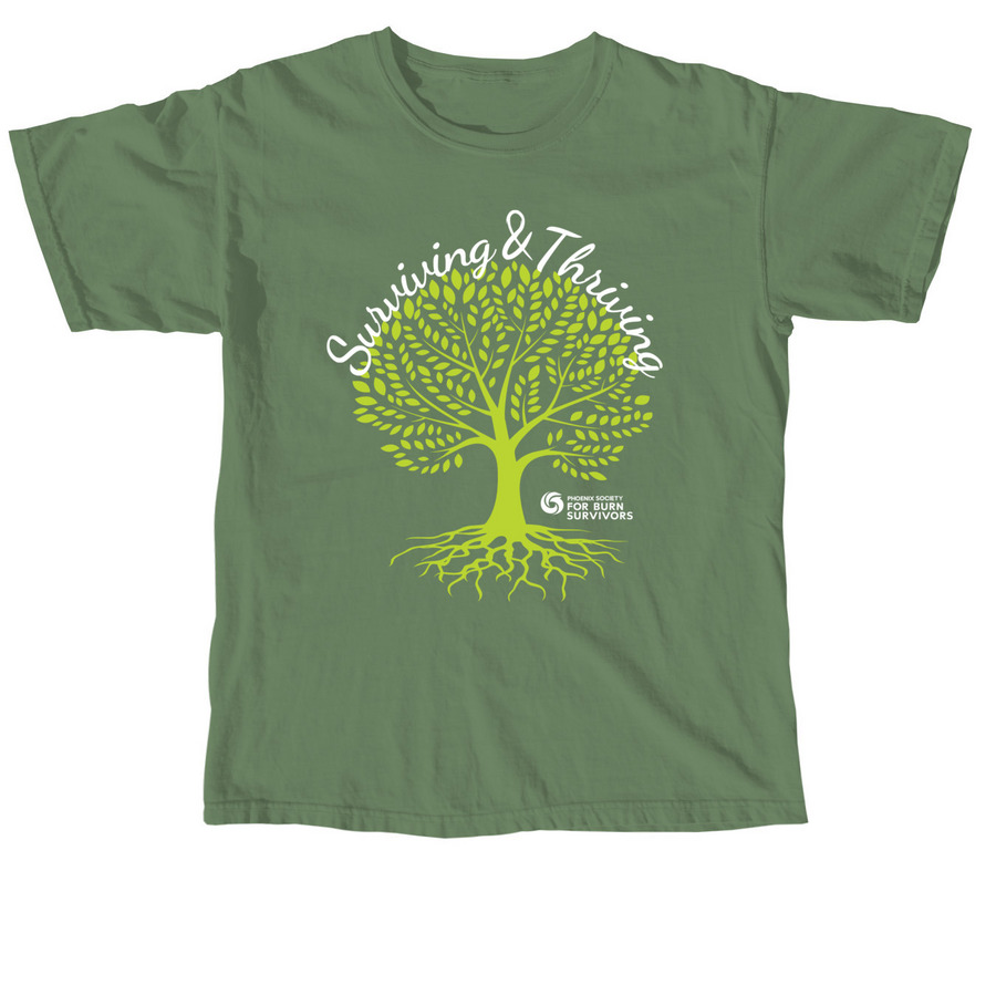Surviving & Thriving, a Hemp Comfort Colors Unisex Tee