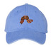The Very Hungry Oswald, a Periwinkle Printed Pigment Dye Baseball Cap