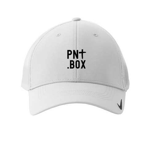 PNT.BOX Hats, a White Printed Nike Dri-FIT Legacy Performance Cap