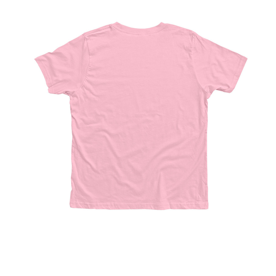 BFF Clothing Merchandise, a Neon Pink Premium Youth Tee (back-view)