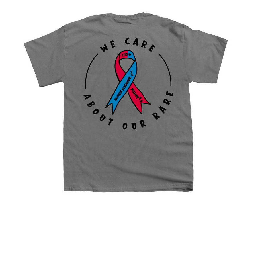 Denver's Dudes Walkin' & Strollin, a Charcoal Youth Unisex Tee (back-view)