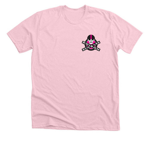 Poison Skid'les, a Heather Pink Premium Unisex Tee