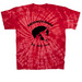 AHEAD With Horses Fun Day Tee, a Red Classic Tie Dye Tee