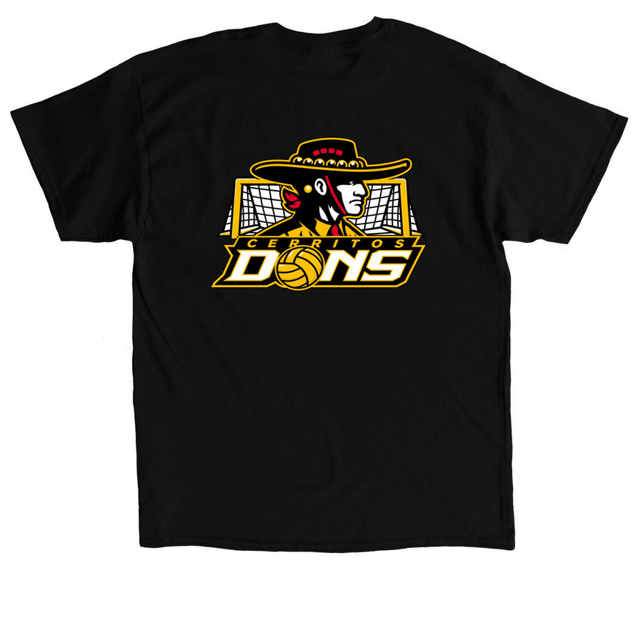 CHS Water Polo Tops&nbsp;, a Black Classic Unisex Tee (back-view)