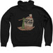 Bring Me the Axe classic logo, a Black Zip Up Hoodie (back-view)