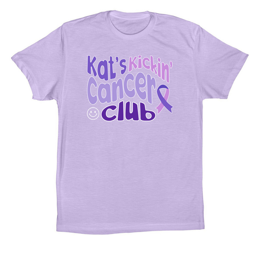 Team Kat, a Dark Lavender Premium Cotton Tee