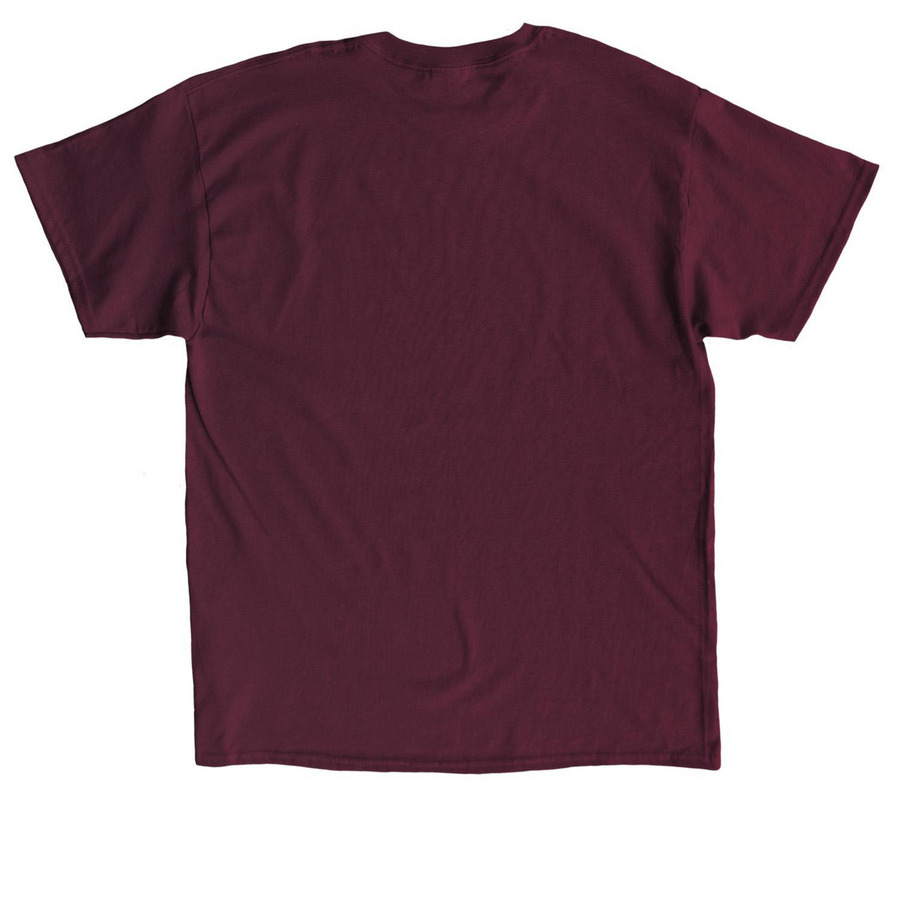 Women in Chess Foundation Merchandise, a Maroon Classic Unisex Tee (back-view)