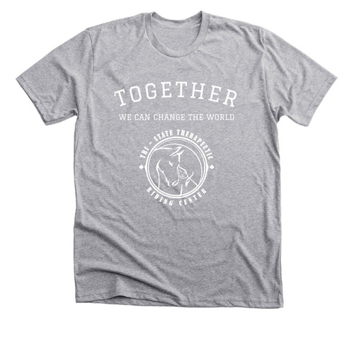 TSTRC Volunteers, a Athletic Heather Premium Unisex Tee