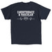 Cardiothoracic Vascular, a Navy Classic Unisex Tee (back-view)