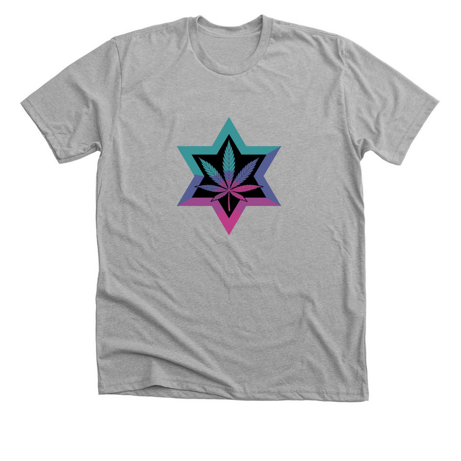 Infused Shabbat Dinner, a Athletic Heather Premium Unisex Tee