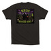 Bro?s B4 you know haunthunters, a Black Premium Cotton Tee (back-view)