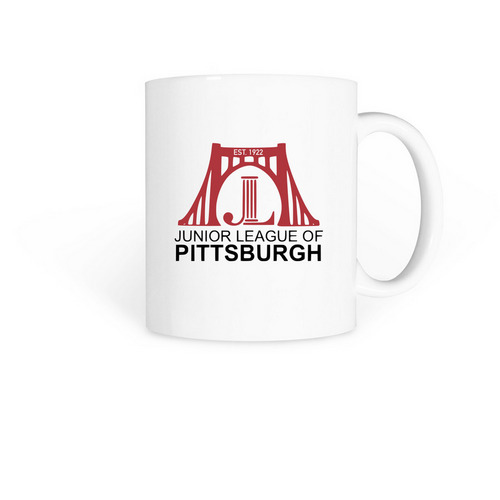 JLP Mug, a White Coffee Mug
