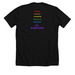 Our Home. Our Heart. Our Pride., a Solid Black Blend Premium Unisex Tee (back-view)