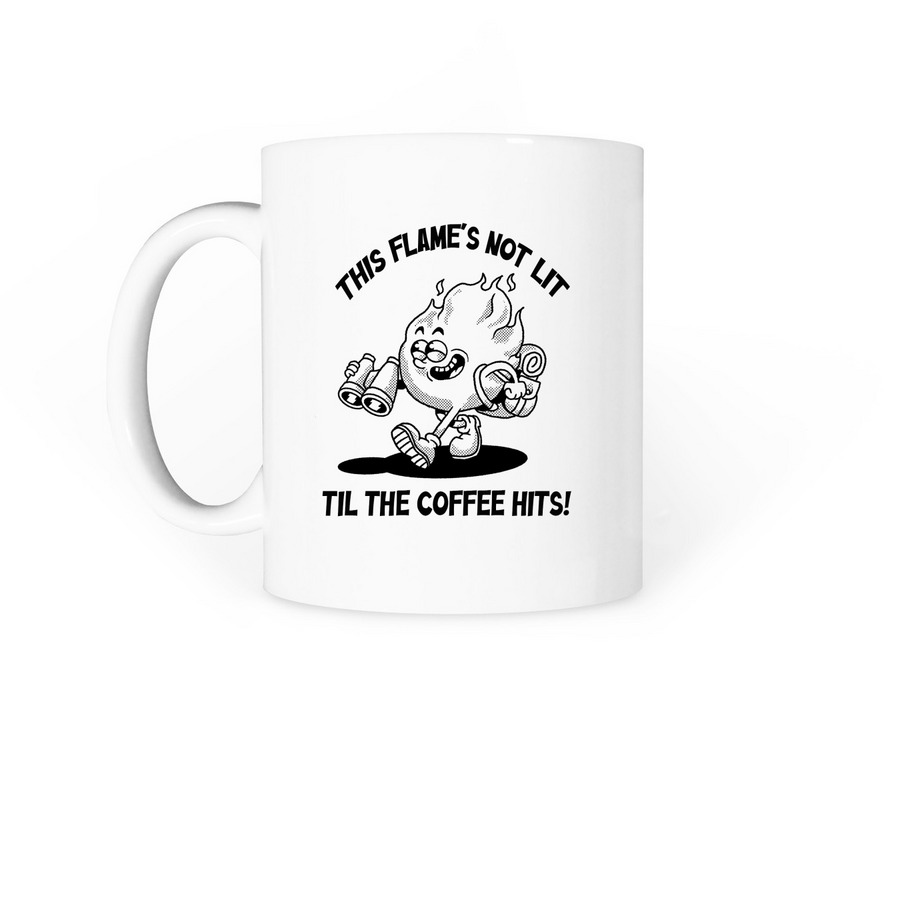 Ready to Serve MUG, a White Coffee Mug (back-view)