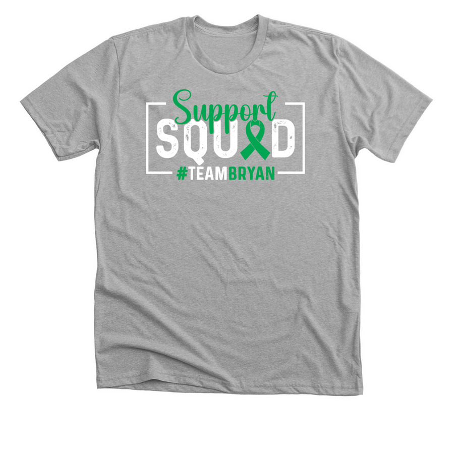 Team Bryan, a Athletic Heather Premium Unisex Tee