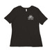 Women's White Logo, a Black Women?s Relaxed Cotton Tee