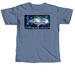 Cosmic White Whale, a Blue Jean Comfort Colors Unisex Tee