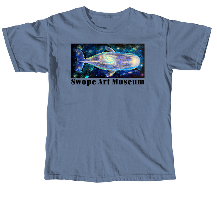 Cosmic White Whale, a Blue Jean Comfort Colors Unisex Tee