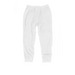 Alpha Sig White Joggers, a White Midweight Fleece Joggers (back-view)