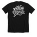 Queering the Field, a Solid Black Blend Premium Unisex Tee (back-view)