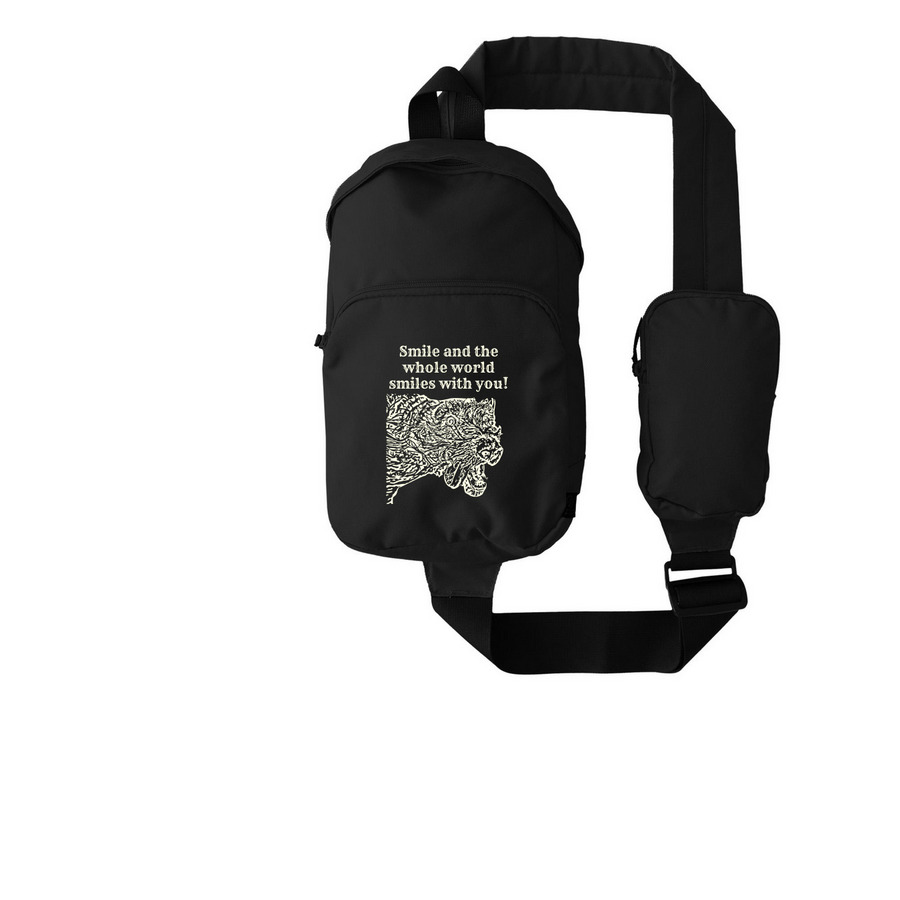 Miles of Smiles, a Black Grove Sling Bag